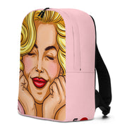 Happy Woman Designer Fashion Minimalist Backpack