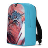 Super Kooter Cat Adventure Blue Designer Fashion Minimalist Backpack
