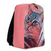 Super Kooter Cat Adventure Blue Designer Fashion Minimalist Backpack