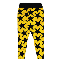 Star Yellow AC FLEX Plus Size Quality Designer Leggings.