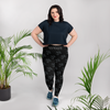 Namaste Collection Black Plus Size Quality Designer Leggings.