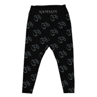 Namaste Collection Black Plus Size Quality Designer Leggings.