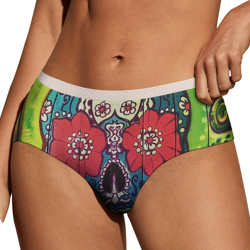 U.S. Polo Assn. Womens Microfiber Hipster Panties, Palestine