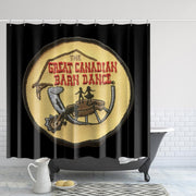 The Great Canadian Barn Dance Quick-drying Shower Curtain