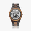 The Great Canadian Barn Dance Collection Grey Indian Ebony Wooden Watch