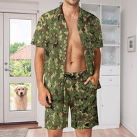 Forest Camo Quality Men's Leisure Beach Suit
