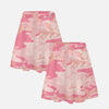 Milkshake Pink Camo Designer Fashion Women's Short Skirts