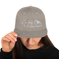 I need Space Unisex Snapback Hat Cap