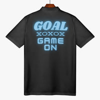 Game On GOAL Collection Handmade Men's Fashion Polo Shirt