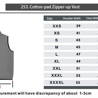 Snow Camo Warm Fashion Cotton-pad Zipper-up Vest