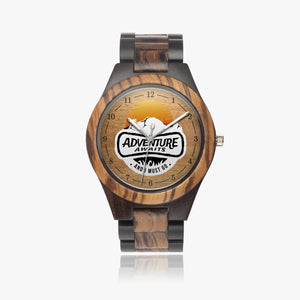 Adventure Awaits Outdoor Fashion Indian Ebony Wooden Watch