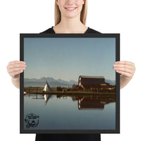 The Great Canadian Barn Dance Collection Framed Lake Poster.