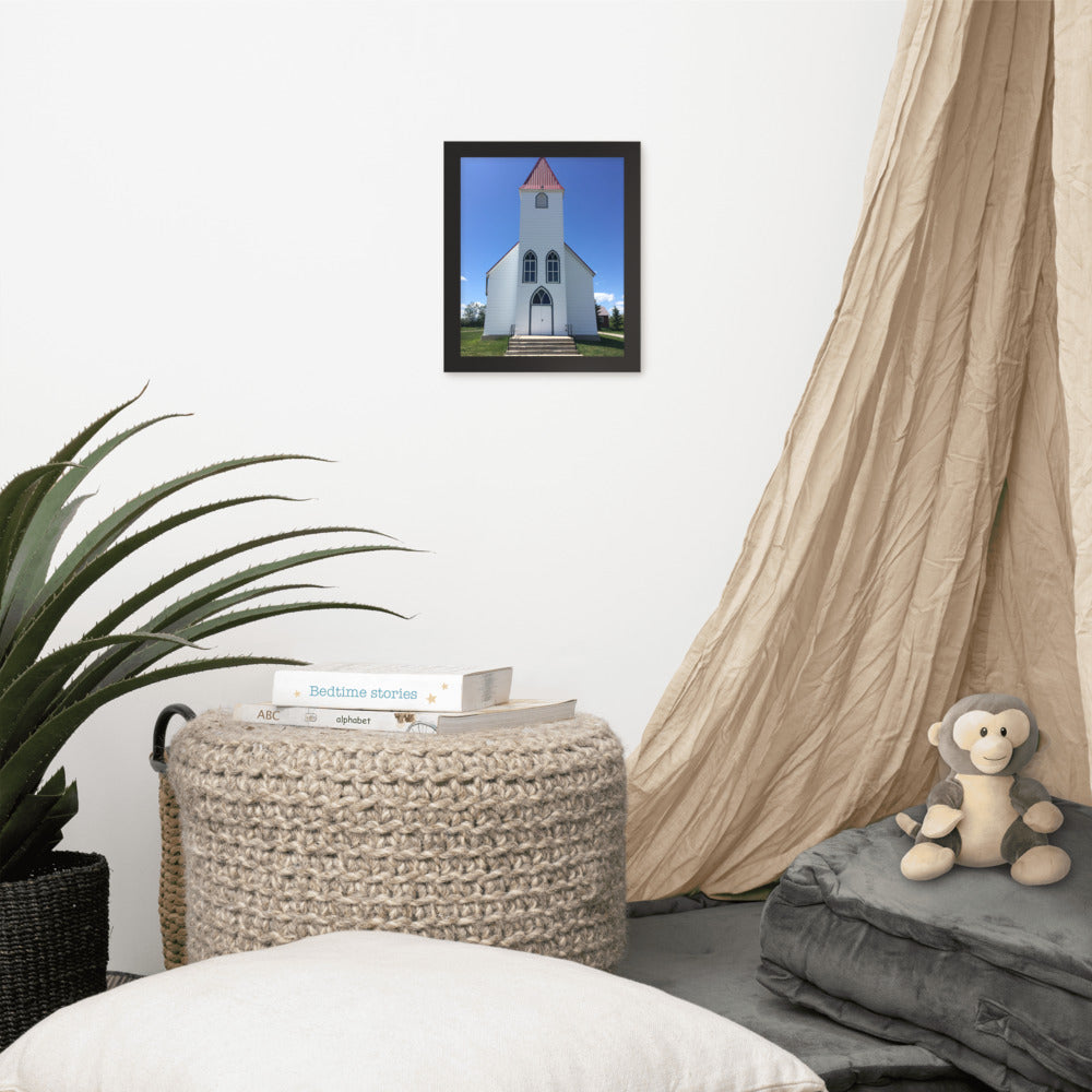 Church Designer Home Décor Decoration Framed Poster.