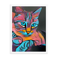 Super Kooter on Instagram Pet Cat Framed Poster