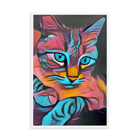 Super Kooter on Instagram Pet Cat Framed Poster