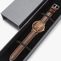 Money King Big Baller Fashion Quality Ultra-Thin Leather Strap Quartz Watch