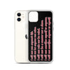 Individualist Moral Code iPhone Case
