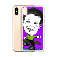 Excavationpro Purple Graphic Designer Portrait iPhone Case