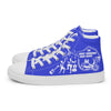 The Great Canadian Barn Dance Collection Blue Men's High Top Canvas Shoes