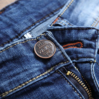 Men’s High Quality Embroidered Patch, Badge & Torn Denim Jeans