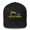 Excavationpro Track Excavator Designer Fashion Embroidered Trucker Cap Hat
