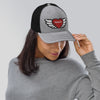 Freedom Love Heart Wings Trucker Hat Cap