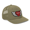 Freedom Love Heart Wings Trucker Hat Cap