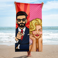Relationship Goals Happy Designer Home Décor Towel