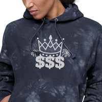 Island Boy Money King Embroidered Premium Champion Unisex Tie-dye Hoodie