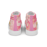 Pink Milkshake Designer Fashion Women’s high top canvas shoes