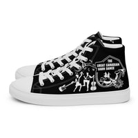 The Great Canadian Barn Dance Collection Black Women’s High Top Canvas Shoes Sneakers