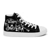 The Great Canadian Barn Dance Collection Black Women’s High Top Canvas Shoes Sneakers