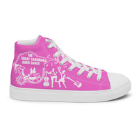 The Great Canadian Barn Dance Collection Women's Pink High Top Canvas Shoes
